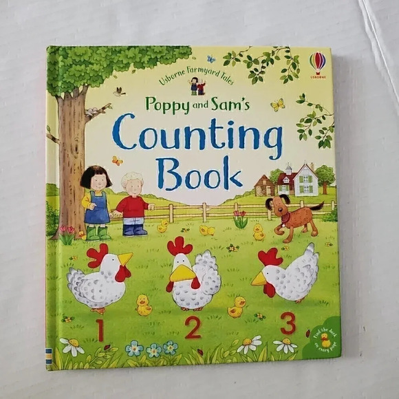 USBORNE‎ Farmyard Tales Poppy Sam COUNTING BOOK Excellent Used Condition - Picture 1 of 3
